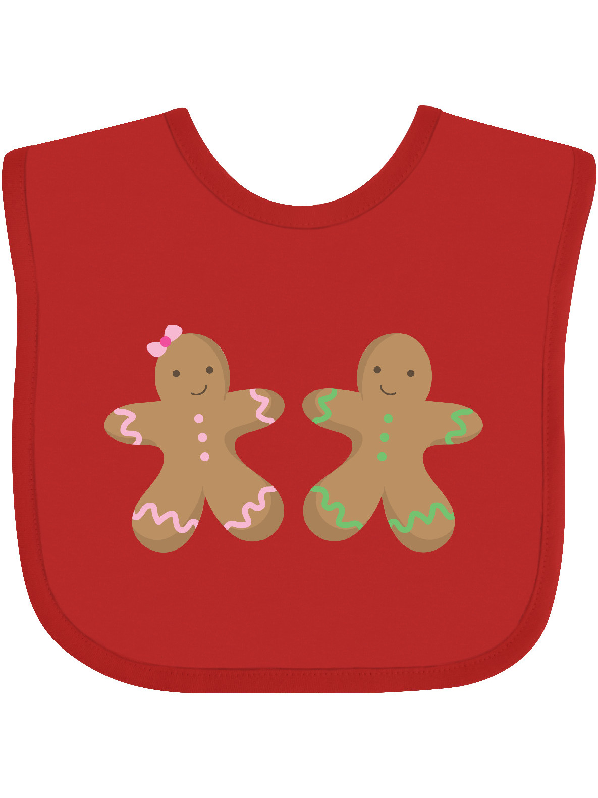 Gingerbread Girl Bib