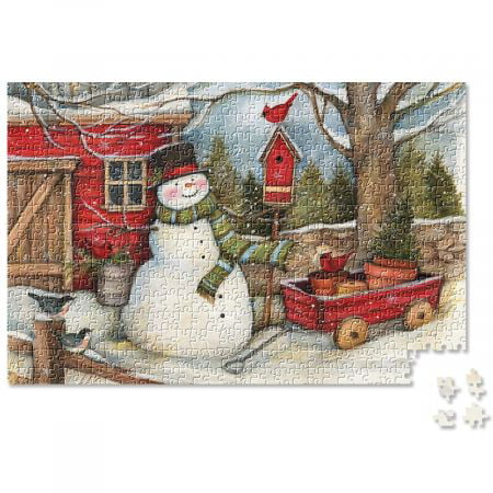 Current Stylin Snowman 1000 Piece Jigsaw Puzzle Current USA Inc.