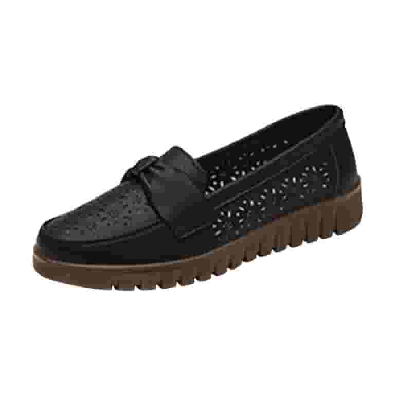 【関税&送料込み】ChloAC ChloA¨ Flat Shoes Xysaqa Slip on Work Shoes Women, House Shoes for Women