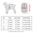 thumbnail image 3 of Pet Artist Pink Pet Dog Puppy Dog Warm Soft Fleece Clothes Coat Vest Sweater Winter Apparel, 3 of 4