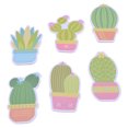 thumbnail image 1 of ELAYARD Bloc-Notes 6 Pcs Papier Détachable Forme Cactus Mignon Papeterie pour Déco de Classe et de Bureau, 1 of 8