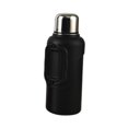 thumbnail image 1 of Termo de agua con aislamiento, a prueba de fugas, fácil de transportar, taza de silicona de 1200 ml Negro, 1 of 9