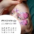 thumbnail image 1 of Plantillas de pintura facial, plantillas reutilizables para cara de carnaval, para adultos, cumpleaños, vacaciones Cara completa y media, 1 of 8