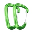 thumbnail image 2 of 6 Pcs Mousqueton 12KN Clips Mousqueton Robustes pour Hamacs Camping Randonnée Sac à Dos Vert, 2 of 7