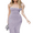 Purple, variant on LYMAYTER Spaghetti Strap Dress for Women's Backless Maxi Dress High Sides Slit Knit Dresses S-L