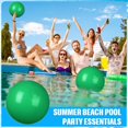 thumbnail image 3 of 4 Pcs 12 Inch Solid Red Beach Balls Inflatable Beach Balls Bulk Large Blow up Pool Game Toys for Summer Beach, 3 of 4
