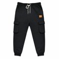 thumbnail image 6 of mikdeno Men's lightweight fleece Cargo Jogger Sweatpants, Sizes S-3XL, 6 of 8