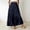 Navy, variant on Tennis Skirts for Women Summer Elegant Summer Pleated Patchwork A-Line Skirt with High Waist Comfort Fit for Daily Casual Wear Coffee L