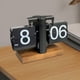 thumbnail image 5 of Reloj de mesa abatible, reloj mecánico abatible, reloj de mesa decorativo multifuncional, Todo negro 12h, 5 of 6