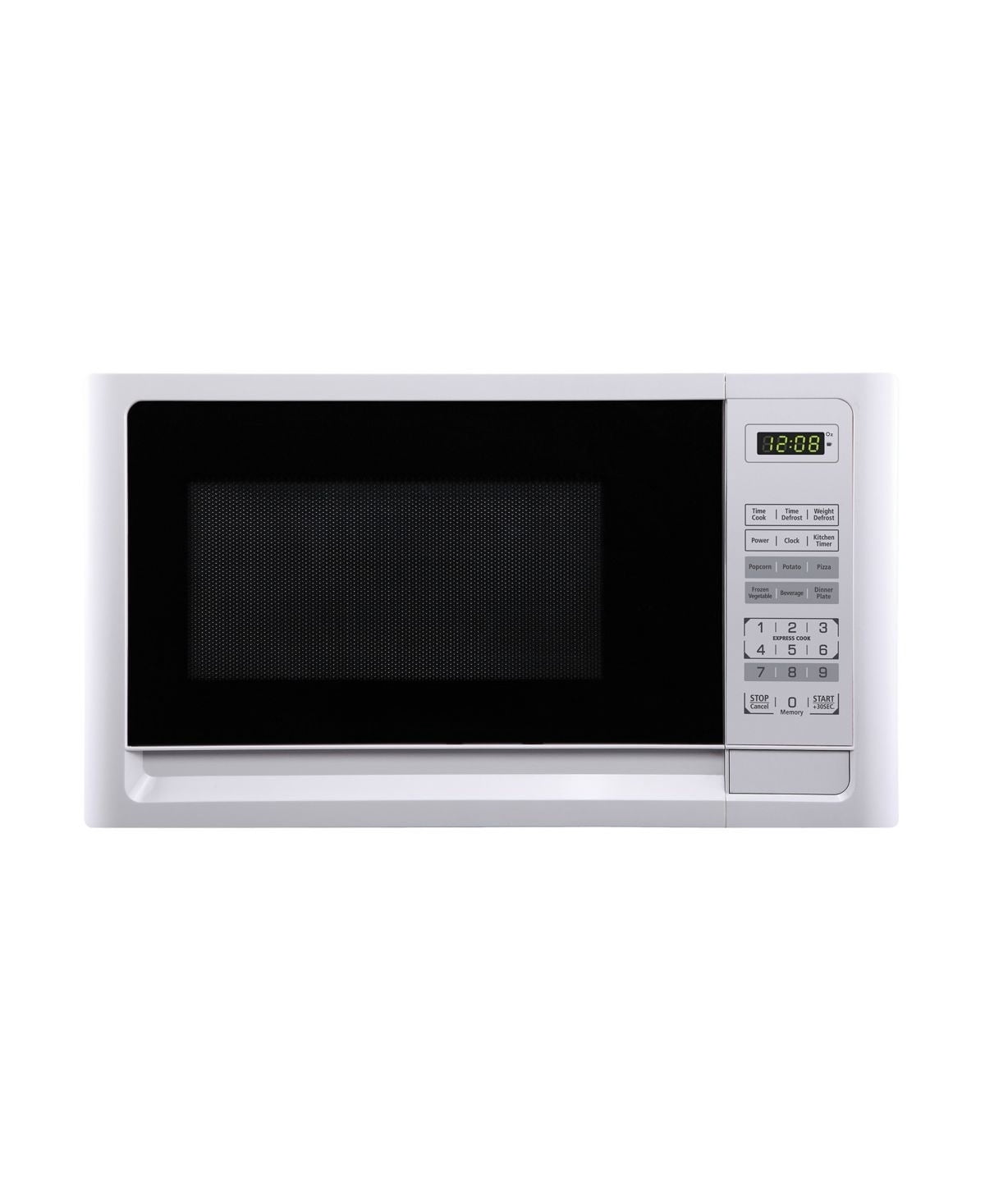 0.7 Cubic Feet Digital Microwave with 700 Watts, White, Ideal for Small Spaces