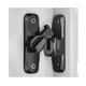 thumbnail image 2 of Cerradura De Puerta Corredera De Granero Malubero NEGRO, 2 of 5