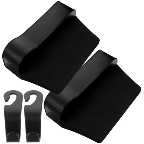 PTOOTP 2 Pcs Black Plastic Car Seat Gap Storage Boxes Organizer for Car Interior Accessories