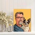 thumbnail image 2 of Custom Cartoon Dog Portrait Canvas Wall Art 15.75x11.81 Inches, 2 of 8