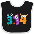 thumbnail image 3 of Inktastic Monsters Like Pi Pi Day Numbers Boys or Girls Baby Bib, 3 of 4