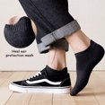 thumbnail image 4 of Socks Men's socks Spring and summer mesh breathable solid color cotton socks stereo heel, 4 of 5