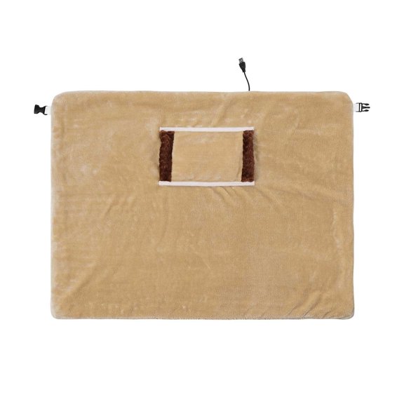 Clearance! Pedty Very Soft Blanket Electric Heated Blanket 1Pc 60×90Cm Usb Blanket Office Blanket Electric Pad Blanket Heating Multifunctional Heating Hand Knee Break Lunch Warmer Home Textiles Brown