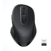 OMOTON 2.4G Computer Ergonomic Wireless Mouse, 2.4G Portable Mouse with USB Nano Receiver,6 Buttons,30 Months Battery