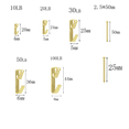 thumbnail image 5 of 130Pcs Picture Frame Hooks Picture Hanging Hooks with Metal Nails Heavy Duty Wall Hooks Picture Hanging Tool for Pictures Clock Canvas Clothes Home Decor, 5 of 5