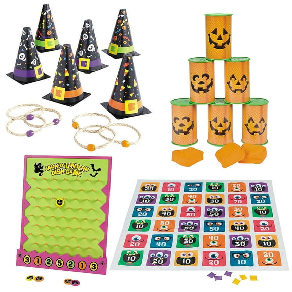 Halloween Party Games Kit - 4 Pc