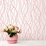 Pearls Allover Wall Stencil - Large Size
