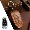 thumbnail image 1 of Leather Case For Hyundai Santa Cruz 2022 On 5 Buttons Keyless Remote, 1 of 1