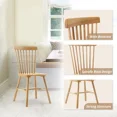 thumbnail image 4 of LUE BONA Dining Chairs Set of 2,Wooden Natural Dining Chair, Mid Century Modern Chair Wood Dining Chairs for Kitchen Dining Room, 4 of 7