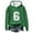 Green, variant on Funny Six Seven Sweatshirt for Couple Fleece Lined Meme Cute Pullover Plain 6 7 Hoodies Halloween Christmas Top