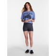 thumbnail image 2 of No Boundaries Shorty Shorts, 3'' Inseam, Women's XXS/XS-XXL/1X, 2 of 5