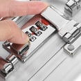 thumbnail image 2 of Caja de herramientas Organizador de herramientas portátil Estuche de almacenamiento de herramientas de metal Maletín de herramientas con contraseña con interior de espuma, 2 of 6