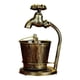 thumbnail image 1 of EeaseMX Cenicero vintage de hierro forjado hecho a mano, adorno creativo retro, figuritas de cenicero, artesanías de escritorio, bar, café, accesorios de fotografía, regalo (patrón de tres grifos), 1 of 7