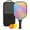 Black-3, variant on Pickleball Paddles Set Of 1, Fiberglass Surface, Vibrant Rainbow Print, 1 Paddle, 2 Balls & Bag
