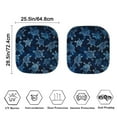 thumbnail image 4 of Jeiento Blue Sea Turtle Car Windshield Sun Shade 2 Pack Sunshade for Car Windshield Front Window Auto Sun Shield Covers Automotive Interior Accessories to Keep Your Vehicle Cool, 4 of 7