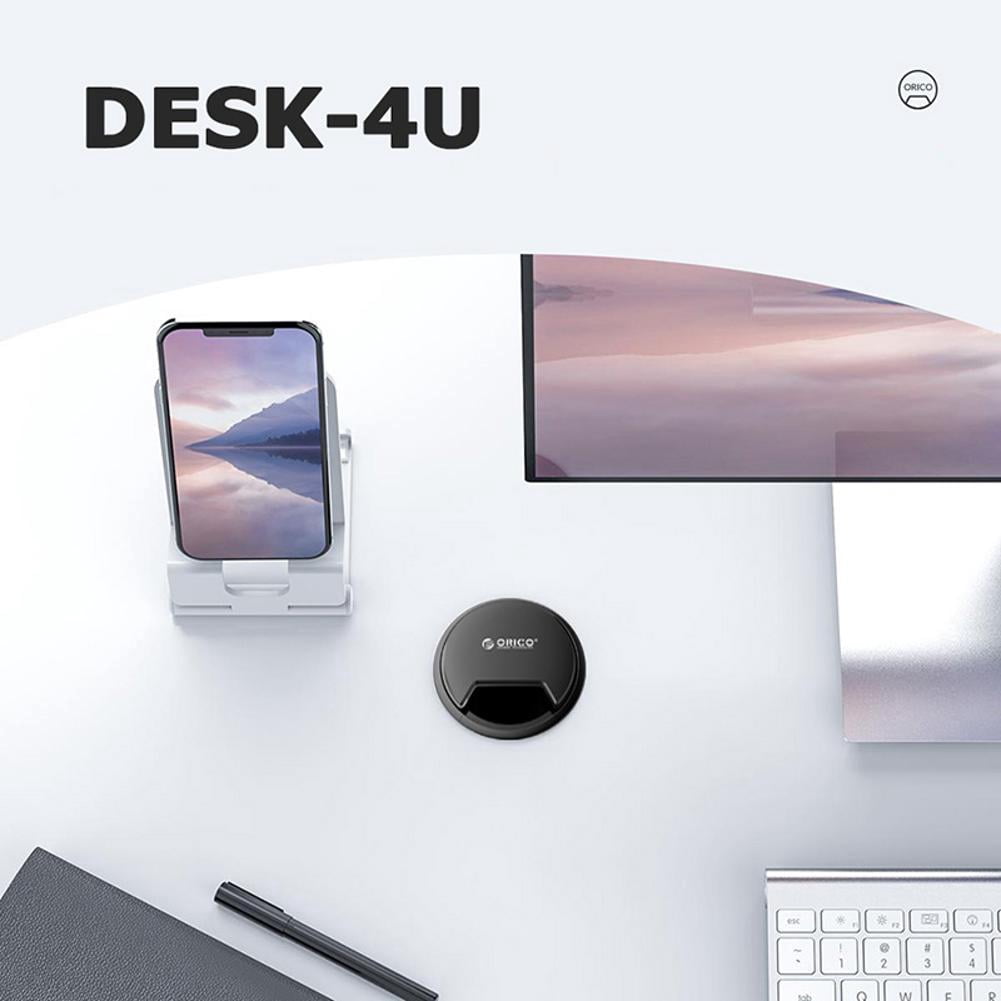 High-Speed USB 3.0 Hub for Computer Accessories 4 Ports, Black ABS Design for Office and Home Use with 1.5m Cable