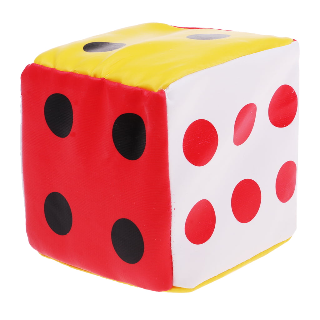 Kids Words and Numbers Durable Foam Dice New 10cm 