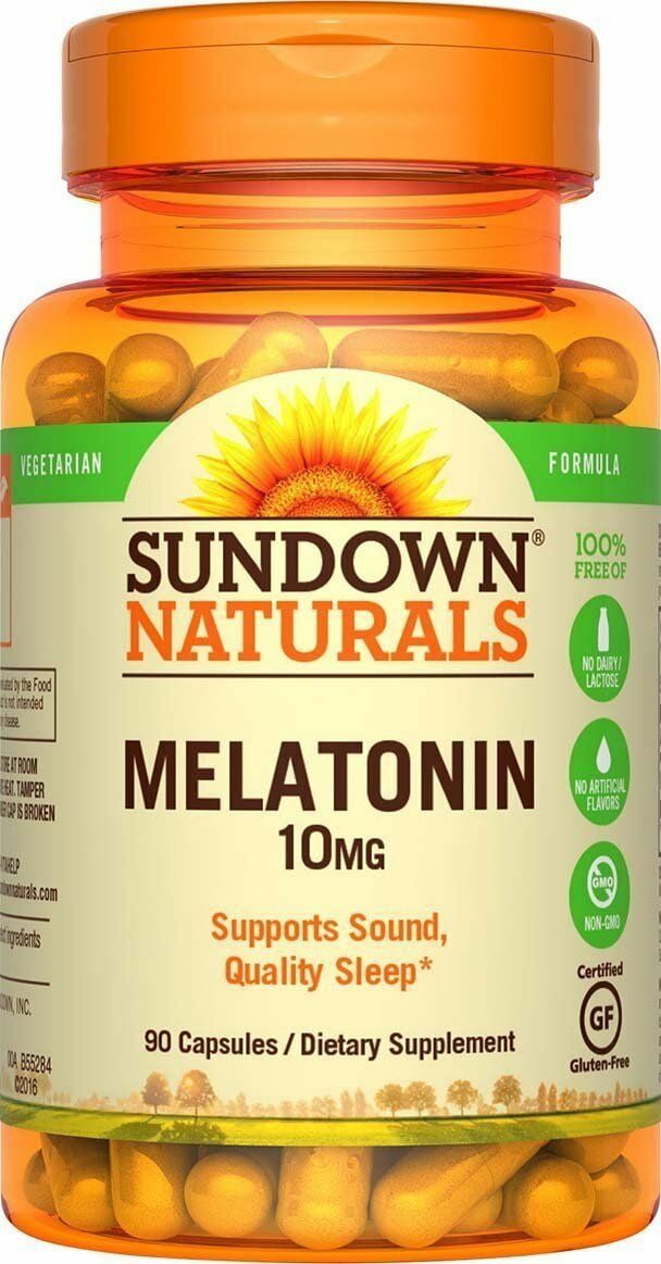 Sundown Naturals Melatonin 10mg Maximum Strength Sleep Aid 90 ct, 3