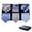 T5-01, variant on Ties Set for Men Classic Striped Tie 3 Pcs Neckties & Handkerchief Wedding Business Gift Box