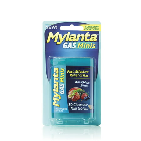 Mylanta Mini-Tabs Antacid, Assorted, 50 Ct