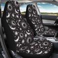 thumbnail image 2 of Jeiento Sun and Moon Automotive Seat Cover Elastic Car Seat Cushion Covers Waterproof Easy to Install Universal Fits Most Cars, SUVs, Trucks, Van, Black, 2 of 7