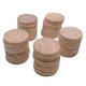 thumbnail image 1 of 200Pcs Wood Slices Unfinished Round Wood compatible Arts & Crafts Projects, Board Game Pieces, Ornaments-si xi, 1 of 5