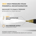 thumbnail image 6 of Portable Handheld Steam Cleaner 2500w Handheld High-Temperature Pressurized Steam Cleaner for Home Car Detailing Small Areas High Pressure Professional 1200ml Rapid Mop to Clean Walls - BLACK, 6 of 8