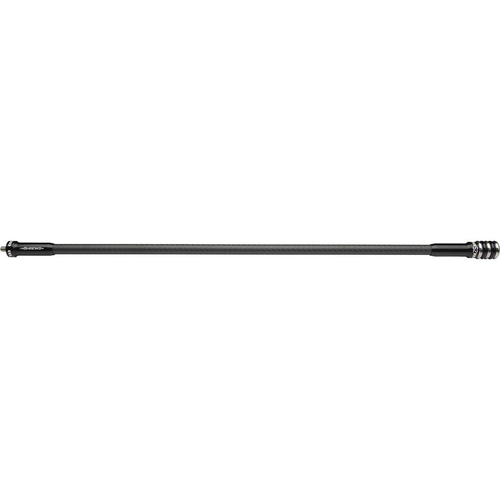 SHREWD ARCHERY S2 Stabilizer - 10 Inch High Modulus Carbon, Includes Weights, 5/16-24 Thread