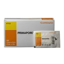 Smith & Nephew Primapore White Polyester Nonwoven Island Dressing Sterile 2 x 3" 100 per Box