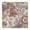 White-477, variant on Tablecloth Vintage Paisley Boho Design Waterproof Squre Cover with Elastic Edges and Durable Backing