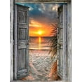 thumbnail image 3 of Pósteres e impresiones de paisajes con vistas al mar puesta de sol playa paisaje marino pintura en lienzo Liuwei impresiones en lienzo, 3 of 5