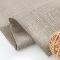 thumbnail image 4 of Curtainking Linen Textured Curtains 84 inches Taupe Bedroom Living Room Window Curtain Set Light Filtering Drapes Grommet Top 2 Panels, 4 of 6