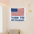 thumbnail image 3 of Kdxio Thank You Veterans Wall Hanging Tapestries Banner For Bedroom College Dorm Home Living Room Party Decor 29X37 In, 3 of 8