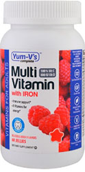 Yum-V's Multivitamin with Iron for Adults, 60 Count