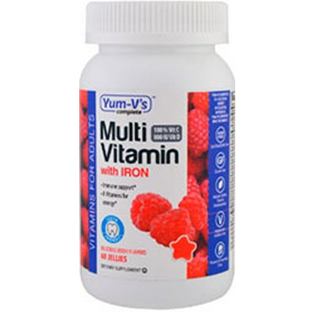 YumV's Multivitamin with Iron for Adults, 60 Count