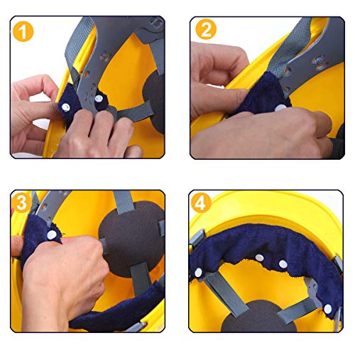 Cotton Hard Hat Sweatband Reusable 