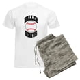 thumbnail image 6 of CafePress - Baseball Baller Status Men's Light Pajamas - Men's Light Loose Fit Cotton Pajama Set, 6 of 7
